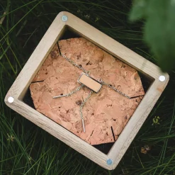Holzkern Halsketten|Schmuck^Abstract Halskette