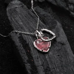 Holzkern Halsketten|Schmuck^Amorance Halskette