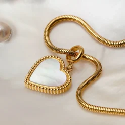 Holzkern Halsketten|Schmuck^Amorance Halskette