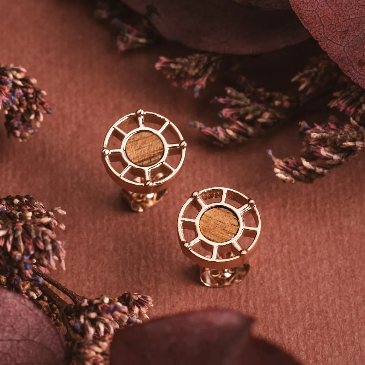 Holzkern Ohrringe|Schmuck^Amulett Ohrringe