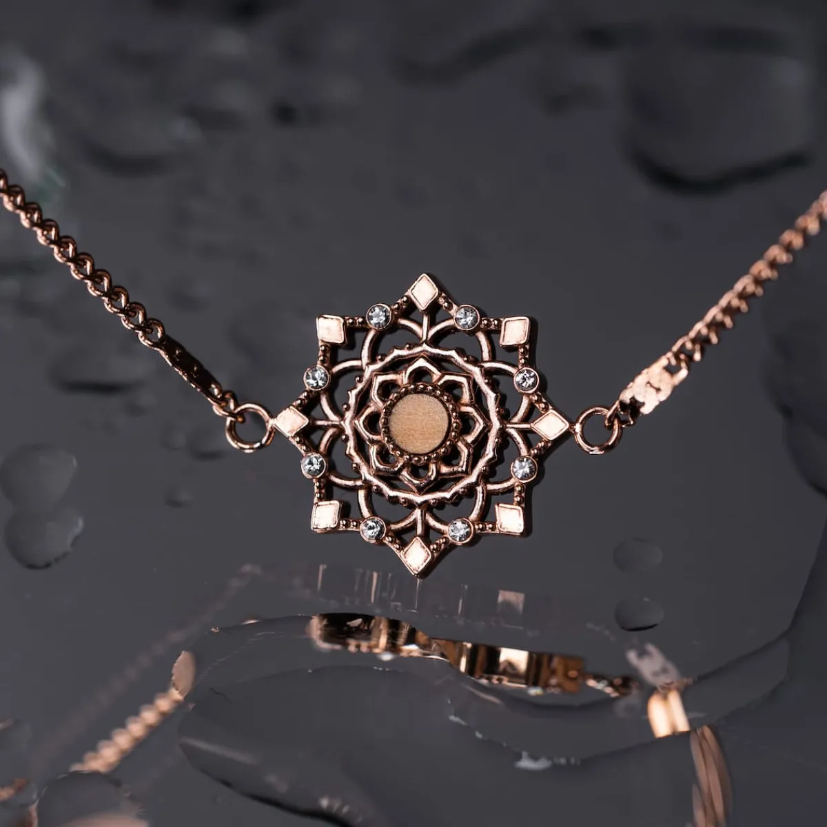 Holzkern Armbänder|Schmuck^Aphonia Armband