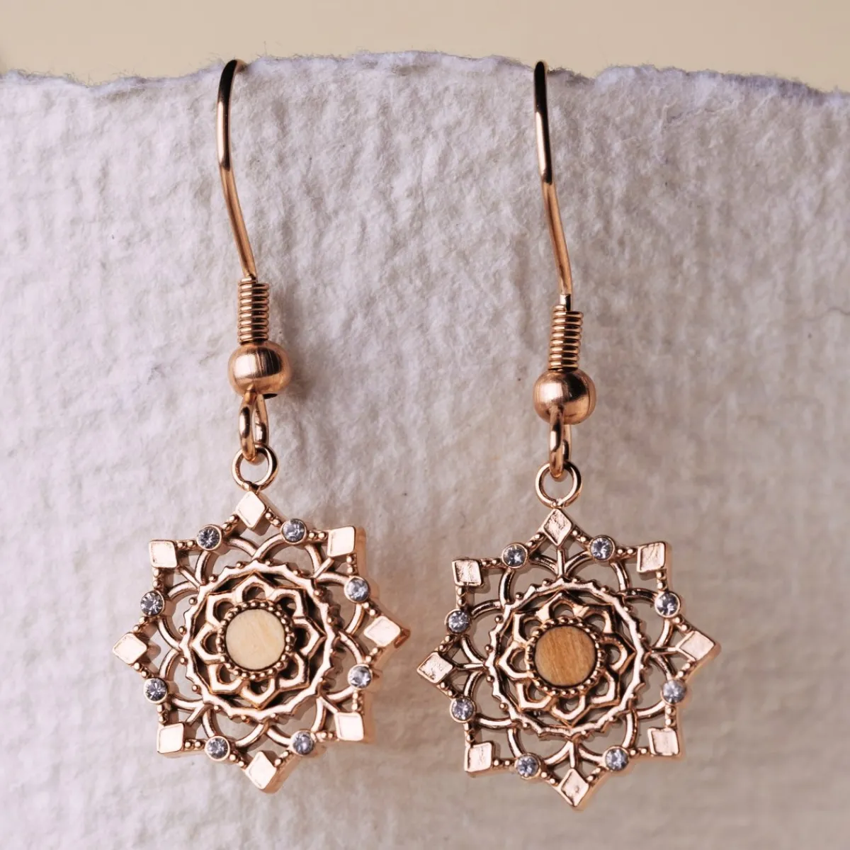 Holzkern Ohrringe|Schmuck^Aphonia Ohrringe
