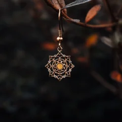 Holzkern Ohrringe|Schmuck^Aphonia Ohrringe