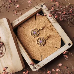 Holzkern Ohrringe|Schmuck^Aphonia Ohrringe