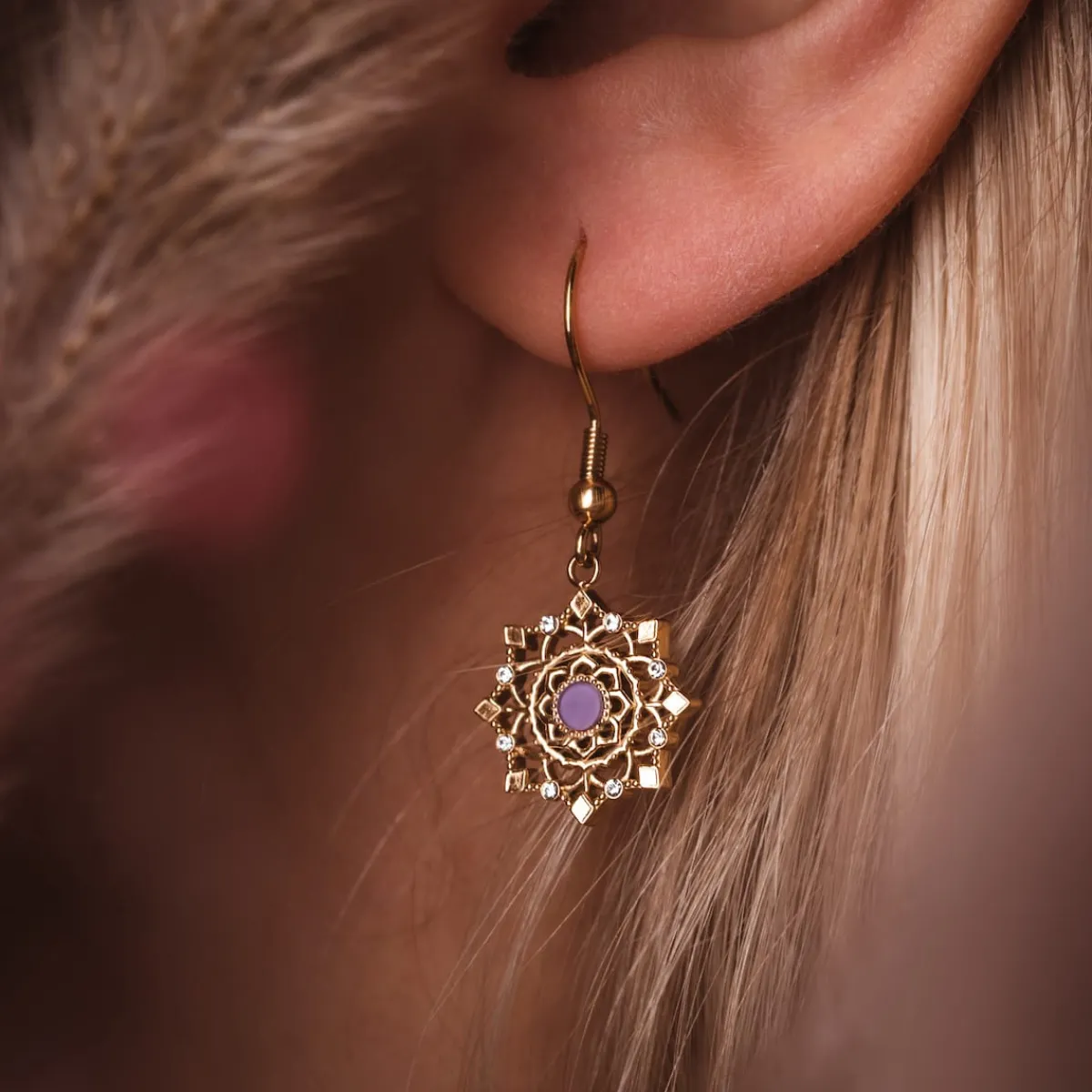 Holzkern Ohrringe|Schmuck^Aphonia Ohrringe