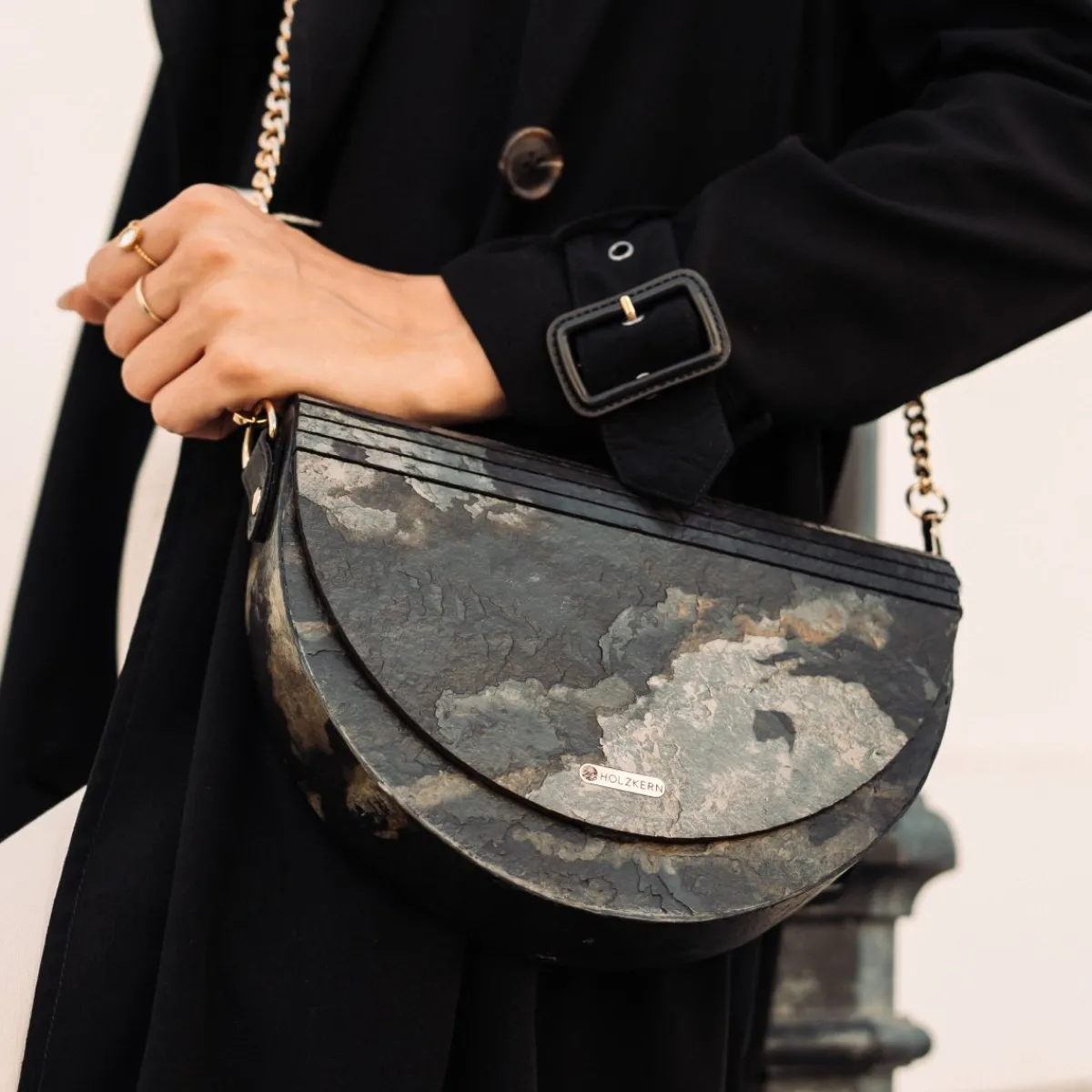 Holzkern Handtaschen^Asami VEGAN