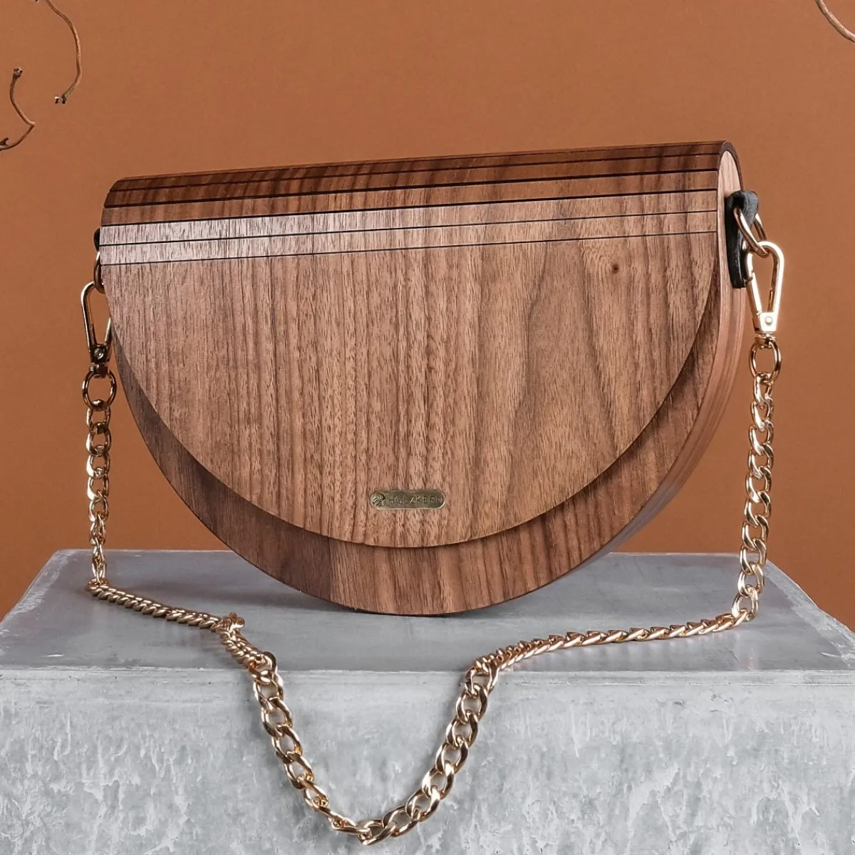Holzkern Handtaschen^Asumi VEGAN