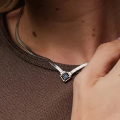 Holzkern Halsketten|Schmuck^Awakening Halskette