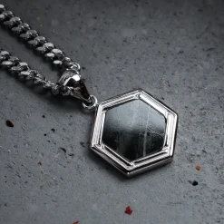 Holzkern Halsketten|Schmuck^Axis Halskette