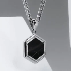Holzkern Halsketten|Schmuck^Axis Halskette
