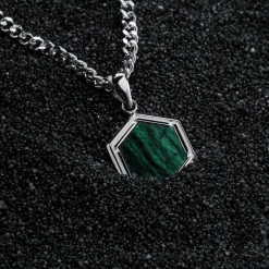 Holzkern Halsketten|Schmuck^Axis Halskette