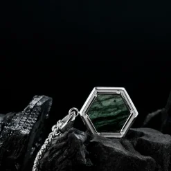 Holzkern Halsketten|Schmuck^Axis Halskette