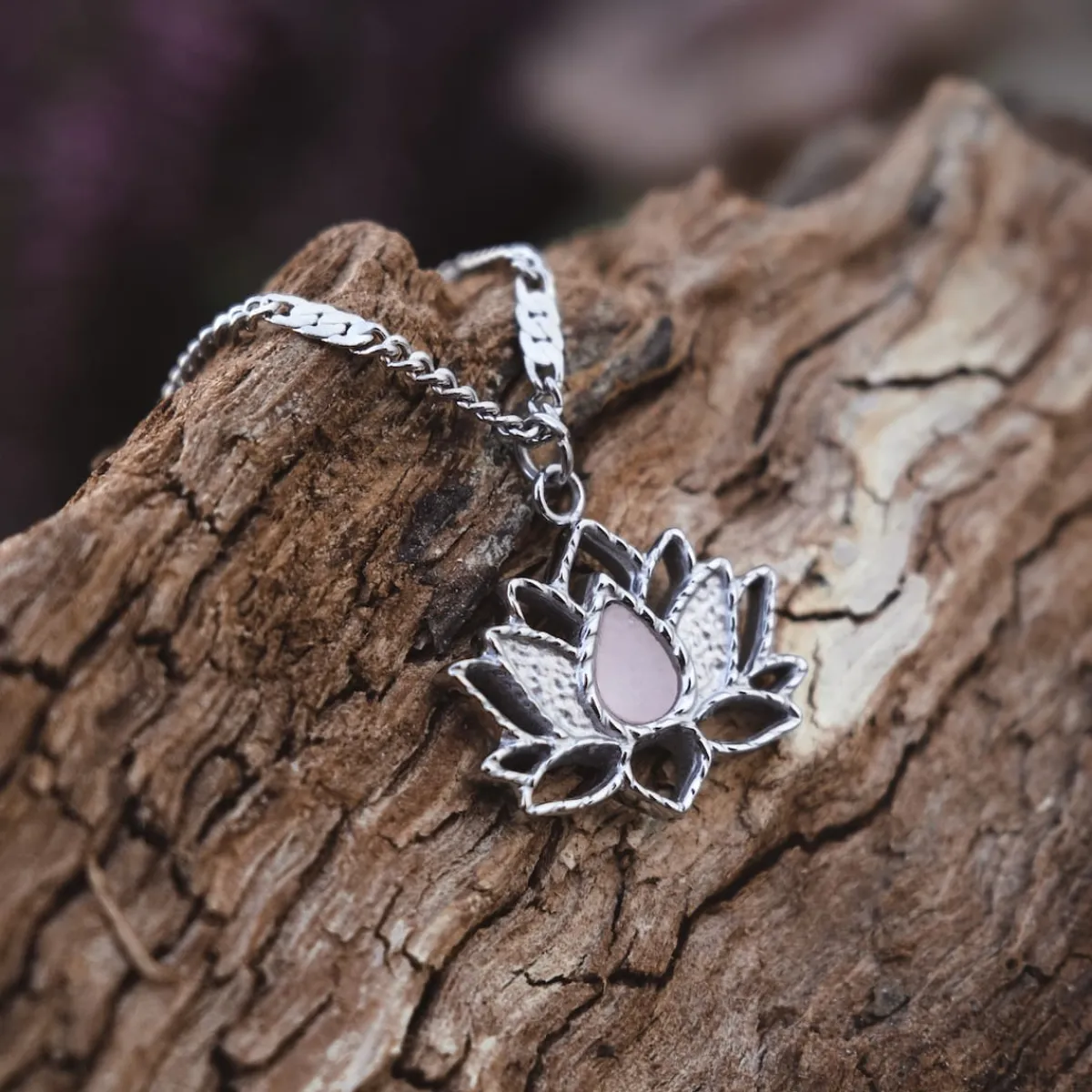 Holzkern Halsketten|Schmuck^Balance Halskette