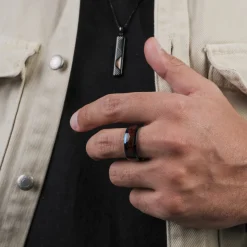 Holzkern Ringe|Schmuck^Binary Ring