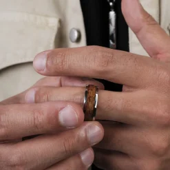Holzkern Ringe|Schmuck^Binary Ring