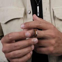 Holzkern Ringe|Schmuck^Binary Ring