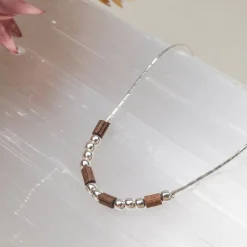 Holzkern Halsketten|Schmuck^Braverycall Halskette