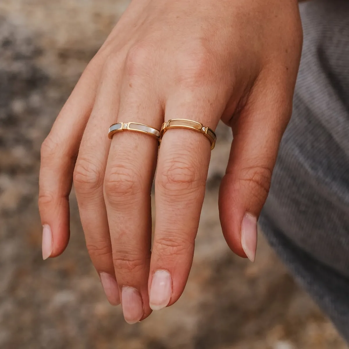Holzkern Schmuck|Ringe^Campania Ring
