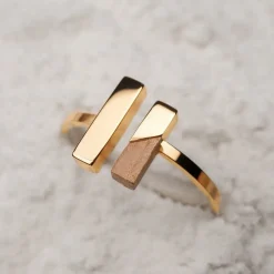 Holzkern Ringe|Schmuck^Campania Ring