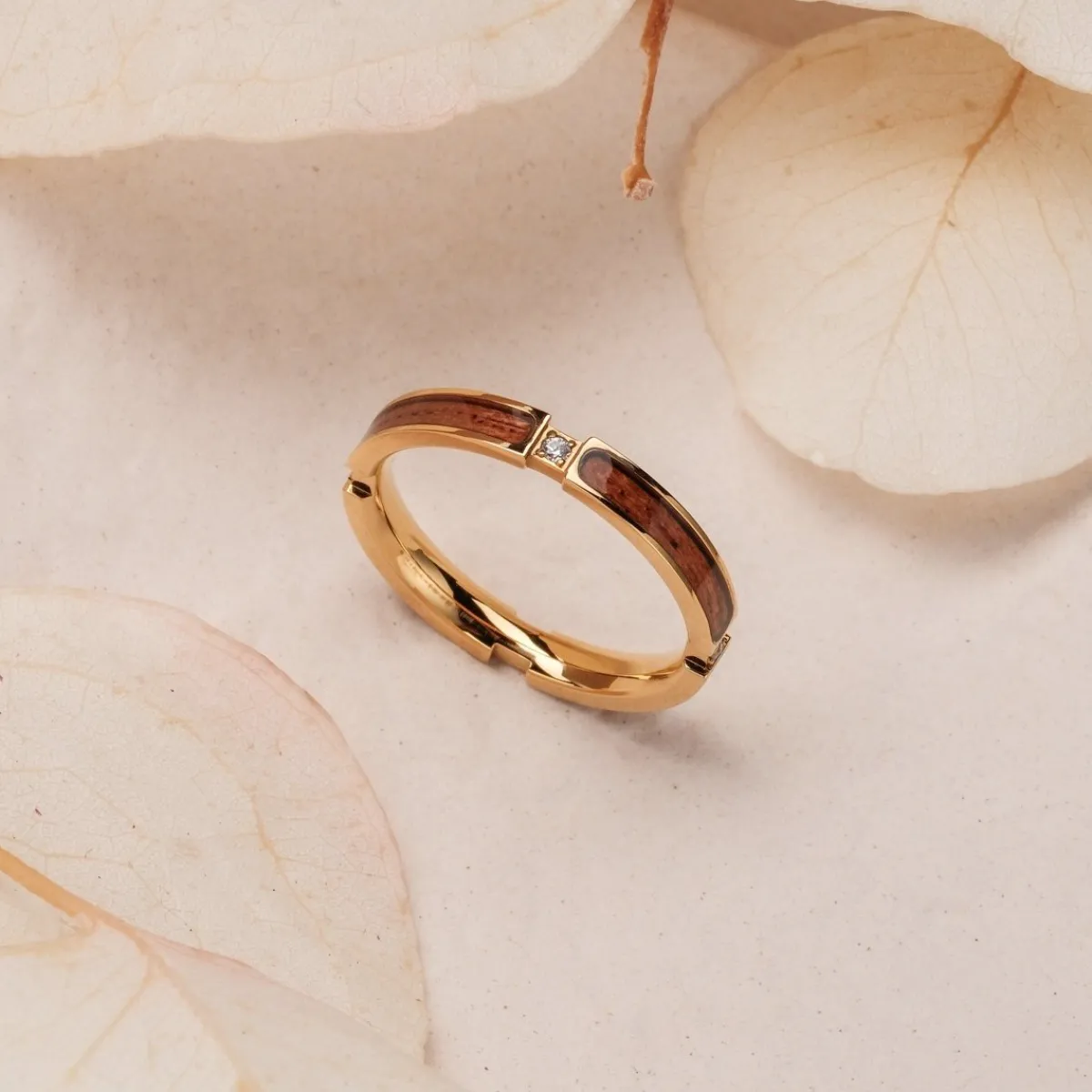 Holzkern Ringe|Schmuck^Campania Ring