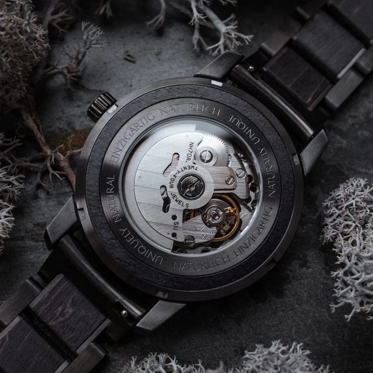 Holzkern Uhren^Carbon