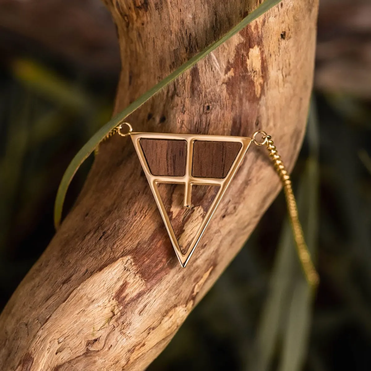 Holzkern Halsketten|Schmuck^Chiaroscuro Halskette