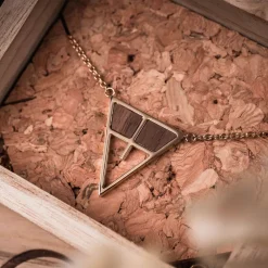 Holzkern Halsketten|Schmuck^Chiaroscuro Halskette