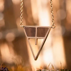 Holzkern Halsketten|Schmuck^Chiaroscuro Halskette