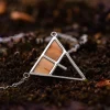 Holzkern Halsketten|Schmuck^Chiaroscuro Halskette