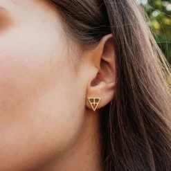 Holzkern Ohrringe|Schmuck^Chiaroscuro Ohrringe