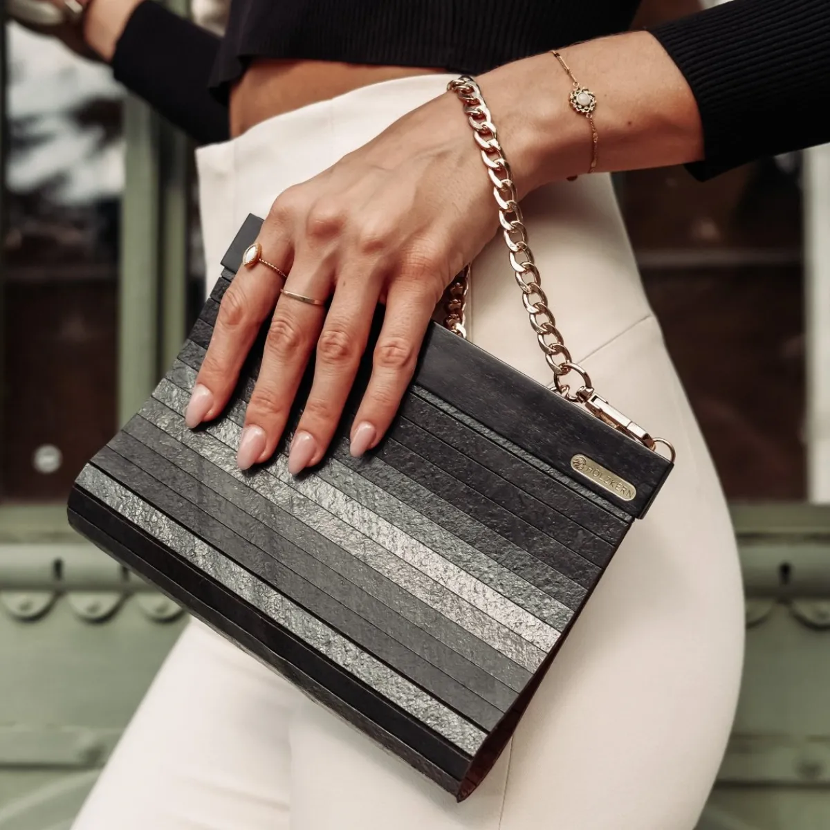 Holzkern Handtaschen^Chinara VEGAN