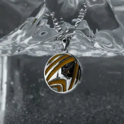 Holzkern Halsketten|Schmuck^Command Halskette