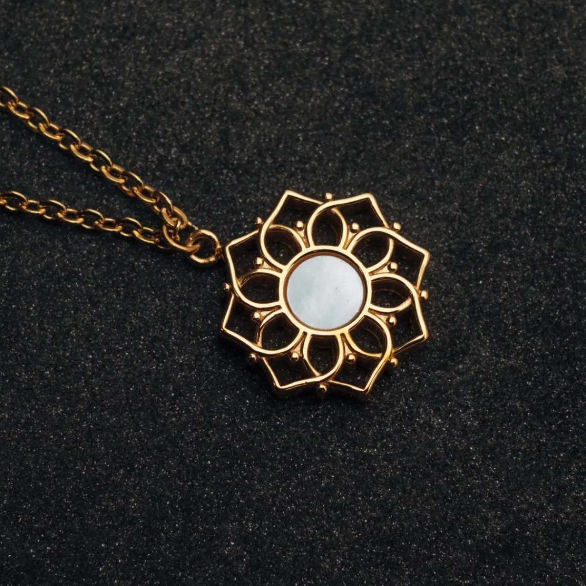 Holzkern Halsketten|Schmuck^Composition Halskette