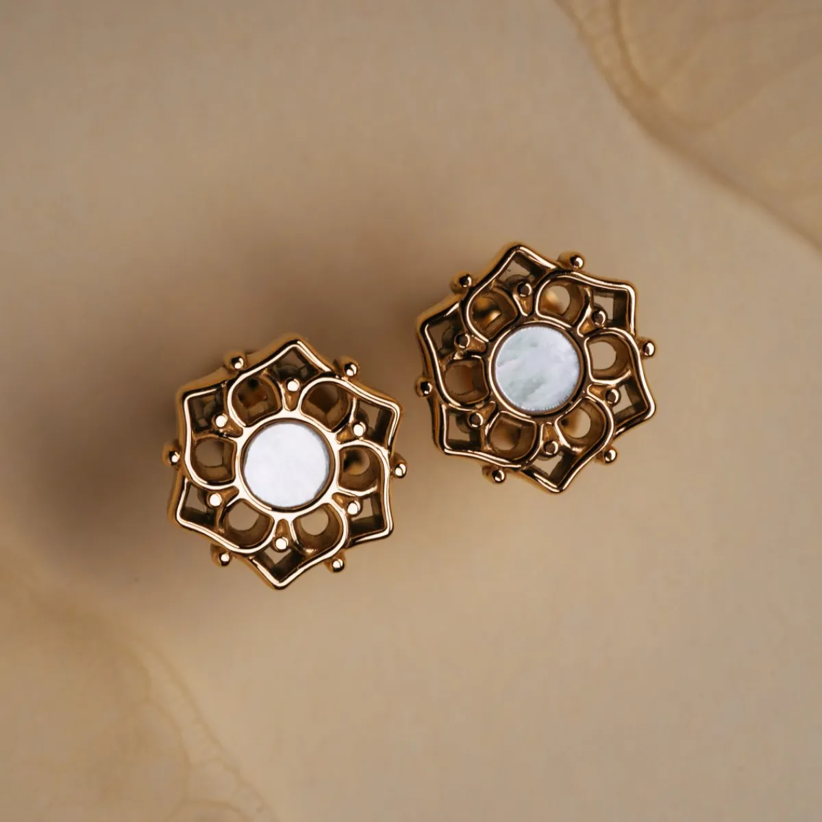 Holzkern Ohrringe|Schmuck^Composition Ohrringe