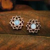 Holzkern Ohrringe|Schmuck^Composition Ohrringe