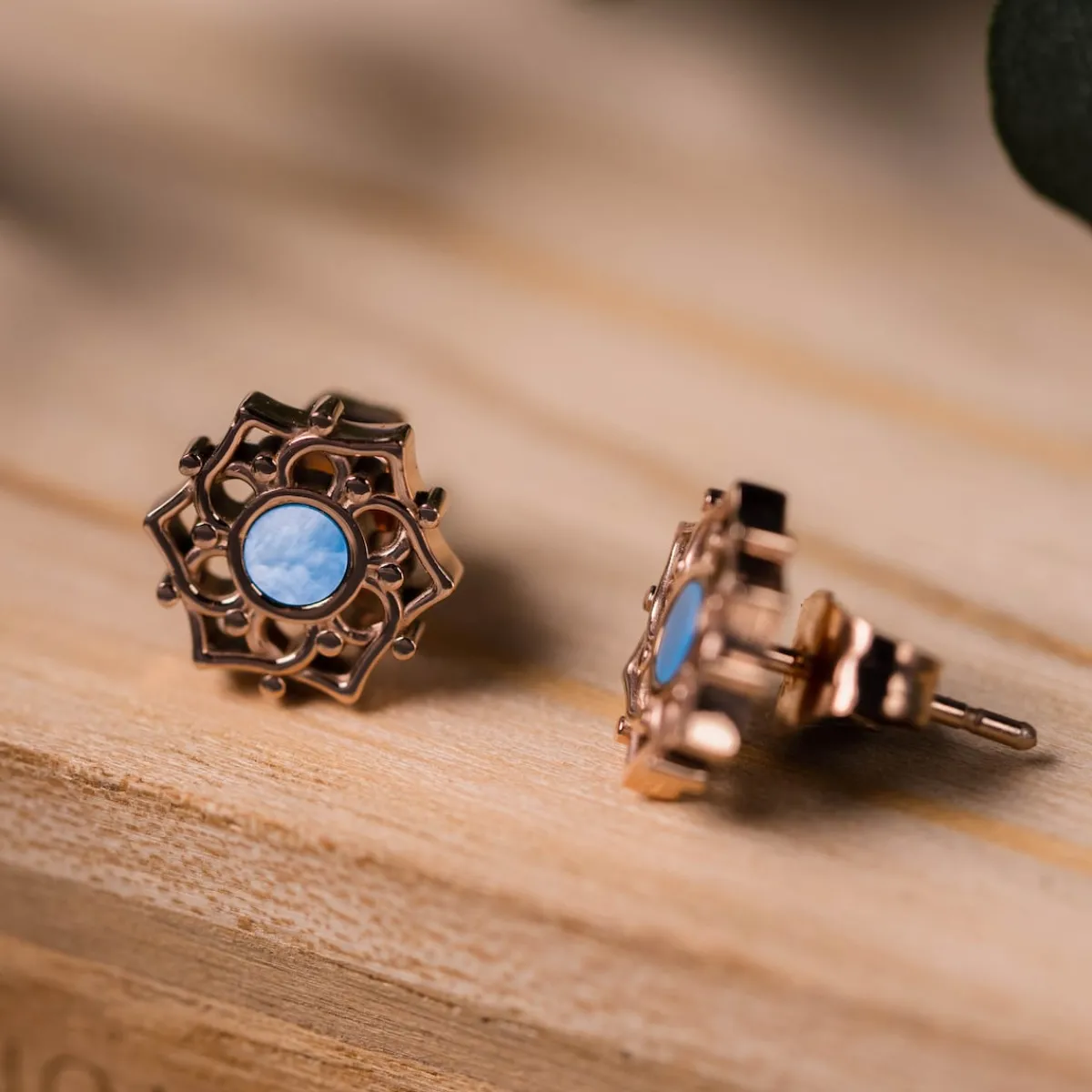 Holzkern Ohrringe|Schmuck^Composition Ohrringe