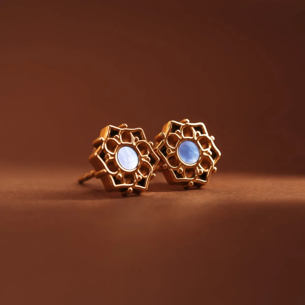 Holzkern Ohrringe|Schmuck^Composition Ohrringe