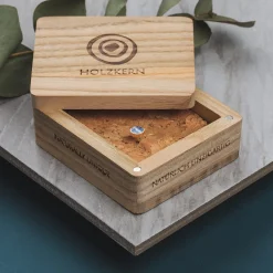Holzkern Ohrringe|Schmuck^Concentric Ohrringe