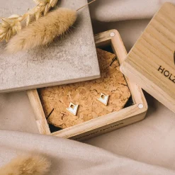 Holzkern Ohrringe|Schmuck^Conceptual Ohrringe