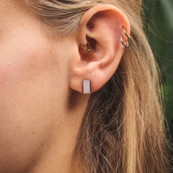 Holzkern Ohrringe|Schmuck^Contour Ohrringe