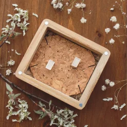 Holzkern Ohrringe|Schmuck^Contour Ohrringe