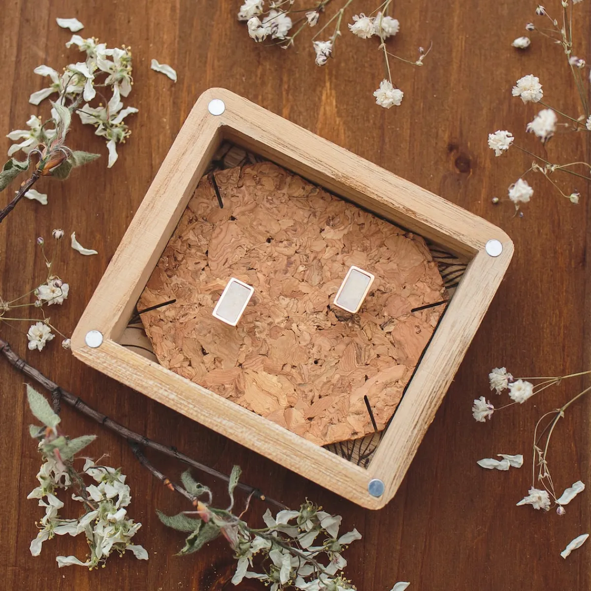 Holzkern Ohrringe|Schmuck^Contour Ohrringe