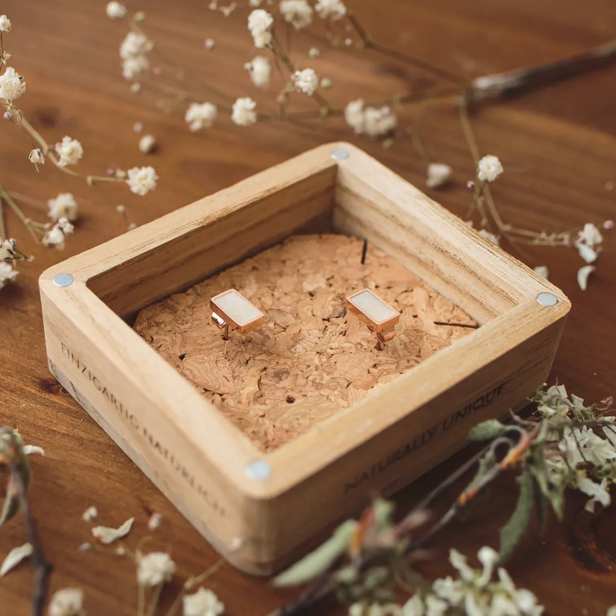 Holzkern Ohrringe|Schmuck^Contour Ohrringe