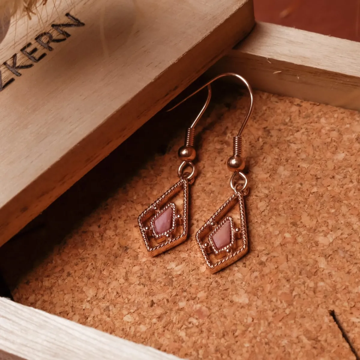 Holzkern Ohrringe|Schmuck^Daydreamer Ohrringe