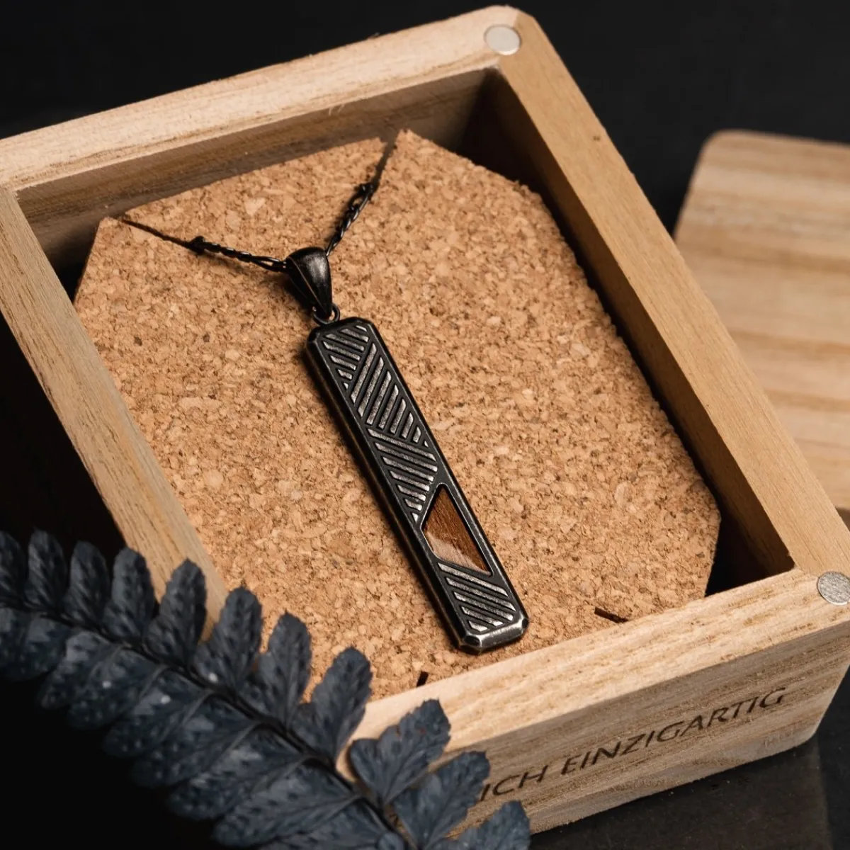 Holzkern Halsketten|Schmuck^Derivate Halskette