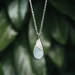Holzkern Halsketten|Schmuck^Emulsify Halskette