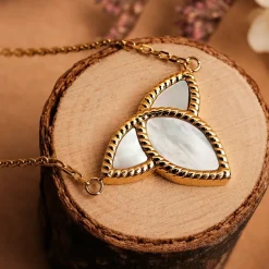 Holzkern Halsketten|Schmuck^Entire Halskette