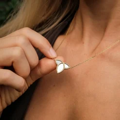 Holzkern Halsketten|Schmuck^Entire Halskette