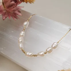 Holzkern Halsketten|Schmuck^FAMILYTIE HALSKETTE