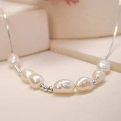 Holzkern Halsketten|Schmuck^Familytie Halskette
